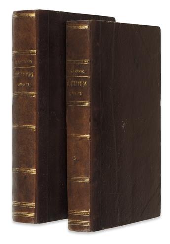 LAENNEC, RENÉ-THÉOPHILE-HYACINTHE. De lAuscultation Médiate.  2 vols.  1819